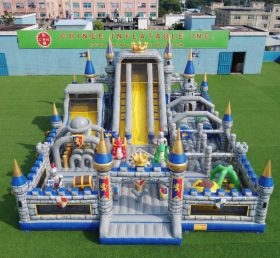 GF3-945 Замок Королевства Тематическая Надувная Игровая Площадка