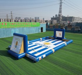 T11-779BQ Надувное футбольное поле в уругвайской тематике