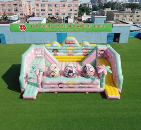 T11-4750M Надувная полоса препятствий с большими шарами в стиле Pop Mart