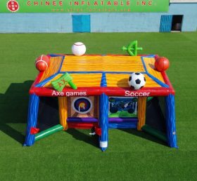 T11-7316 Коммерческий надувной игровой куб 6-в-1 для мультиспорта