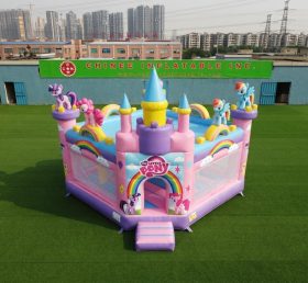 T5-3271 Надувной замок в стиле My Little Pony
