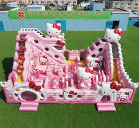 T6-6911 Аттракцион надувной в стиле Hello Kitty