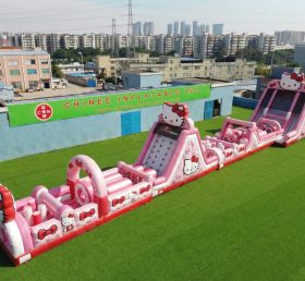 T7-4561 Полоса препятствий в стиле Hello Kitty надувная