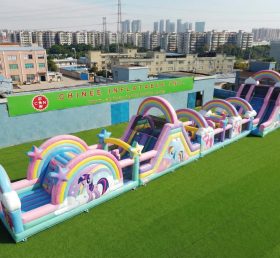 T7-4591 Надувная полоса препятствий в стиле My Little Pony