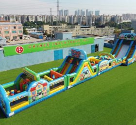 T7-4652 Надувная полоса препятствий в тематике Timmy Time