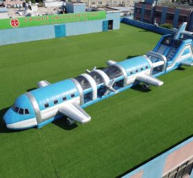 T7-4675 Полосы препятствий с надувной тематикой самолёта
