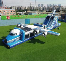 T7-4854 Полоса препятствий с надувной тематикой самолёта