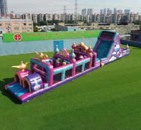 T7-4977 Полоса препятствий надувная в стиле Shimmer & Shine