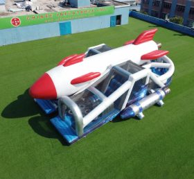 T7-5140 Надувная полоса препятствий в ракетной тематике