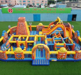 GF3-1435 Надувная игровая площадка в стиле Боб Строитель