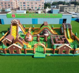 GF3-1437 Надувная игровая площадка в стиле Медведи Буни