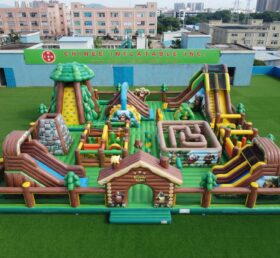 GF3-1438 Надувная игровая площадка в стиле Медвежонков Буни