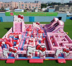 GF3-1466 надувная игровая площадка в стиле Hello Kitty