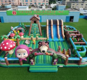 GF3-1477 Надувной игровой площадка в стиле Маши и Медведя