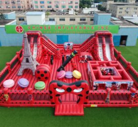 GF3-1482 Надувная игровая площадка в стиле Леди Баг