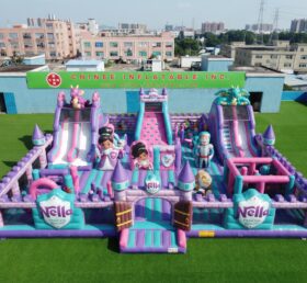 GF3-1489 надувной игровой площадка в стиле Неллы-рыцаря