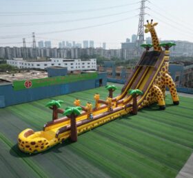GS2-126 Гигантская надувная горка с жирафами