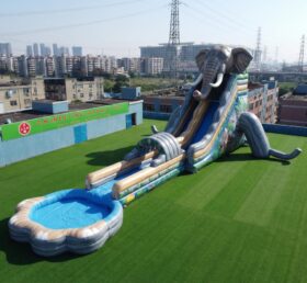GS2-132 Гигантская надувная водная горка с тематикой слона