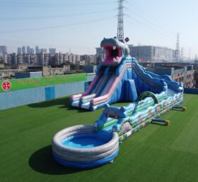 GS2-142 Водная горка гигантского размера в стиле бегемота
