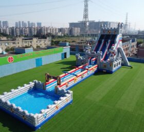 GS2-147 Рыцарская Тематика Гигантская Надувная Водная Горка