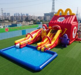 GS2-154 Гигантская надувная водная горка в стиле McDonald