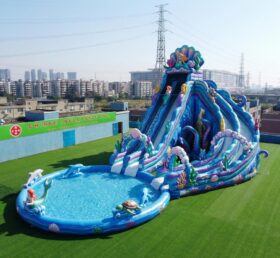 GS2-155 Русалка Тема Гигантская Надувная Водная Горка