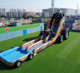 GS2-158 Гигантская Надувная Водная Горка в Тематике Монстр-Траков