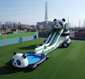 GS2-166 Панда Тема Гигантская Надувная Водная Горка