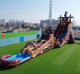 GS2-172 Пиратская тема гигантская надувная водная горка