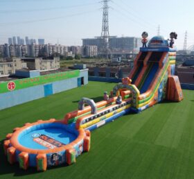 GS2-181 Водная горка с надувными элементами в стиле Rusty Rivets