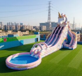 GS2-200 гигантская надувная водная горка в стиле единорога