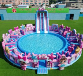 Pool3-880 Водный парк надувной бассейн в стиле L.O.L.SURPRISE