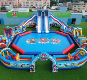 Pool3-891 Батутный бассейн с тематикой «Щенячий патруль» водный парк