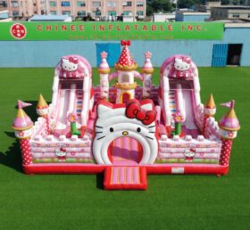 T2-7124 Надувной батут в стиле Hello Kitty