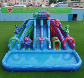 T8-6194 Водная горка с надувной тематикой PJ Masks