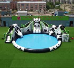 Pool2-740B Водный парк с надувной тематикой Панды