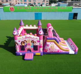 T2-8946 Barbie Theme Inflatable Bouncy C...