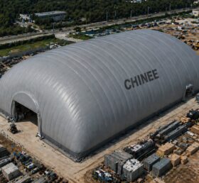 Tent3-103 Большой промышленный надувной купольный складской шатер