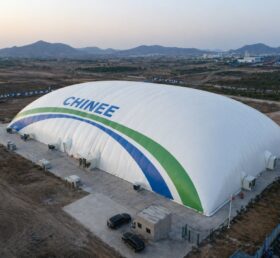 Tent3-104 Большое промышленное надуваемое купольное здание