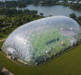 Tent3-119 Прозрачный надувной павильон для мероприятий купольного типа